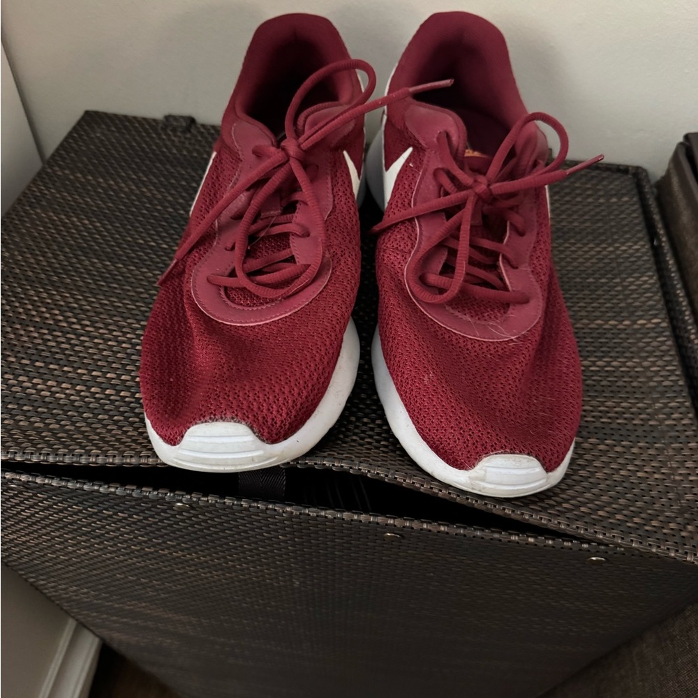 Nike Maroon Sneakers with White Logo - Picture 3 of 5